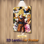 Goku 3D Lenticular Poster – Dragon Ball Anime Wall Art