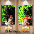 Anime 3D Lenticular Poster – Dragon Ball Goku Wall Art