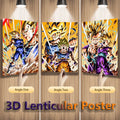 3D Dragon Ball Z Vegeta Lenticular Poster – Flip Effect Wall Art