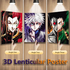 Hunter x Hunter 3D Lenticular Poster – Killua Gon Hisoka Wall Art