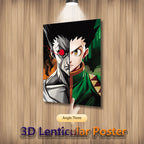 Hunter x Hunter 3D Lenticular Poster – Killua Gon Hisoka Wall Art