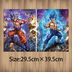 Goku Vegeta 3D Lenticular Poster – Dragon Ball Anime Wall Art