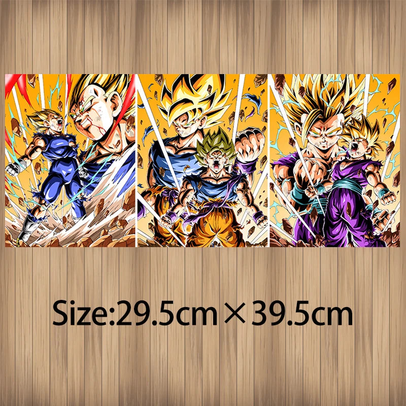 3D Dragon Ball Z Vegeta Lenticular Poster – Flip Effect Wall Art